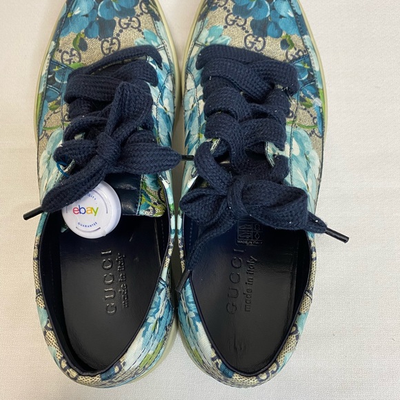 GUCCI
GUCCI MEN'S BLOOM FLOWER PRINT BLUE SUPREME GG CANVAS SNEAKER SHOES 9.5 - Picture 7 of 14
